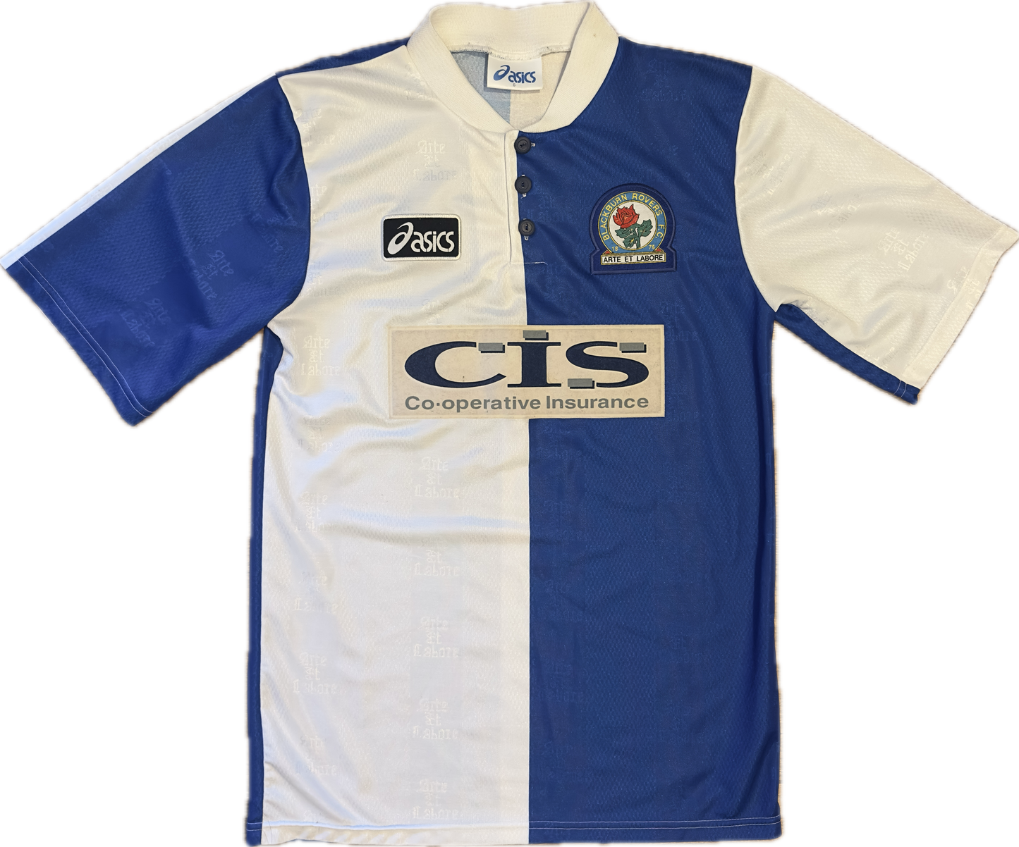Blackburn Rovers 1996-98 Vintage Home Shirt Small