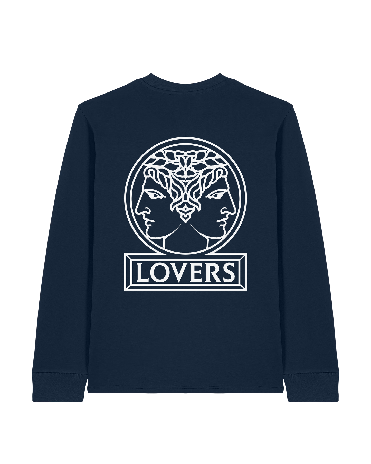 Lover's F.C Janus Logo Long Sleeve Tee Navy