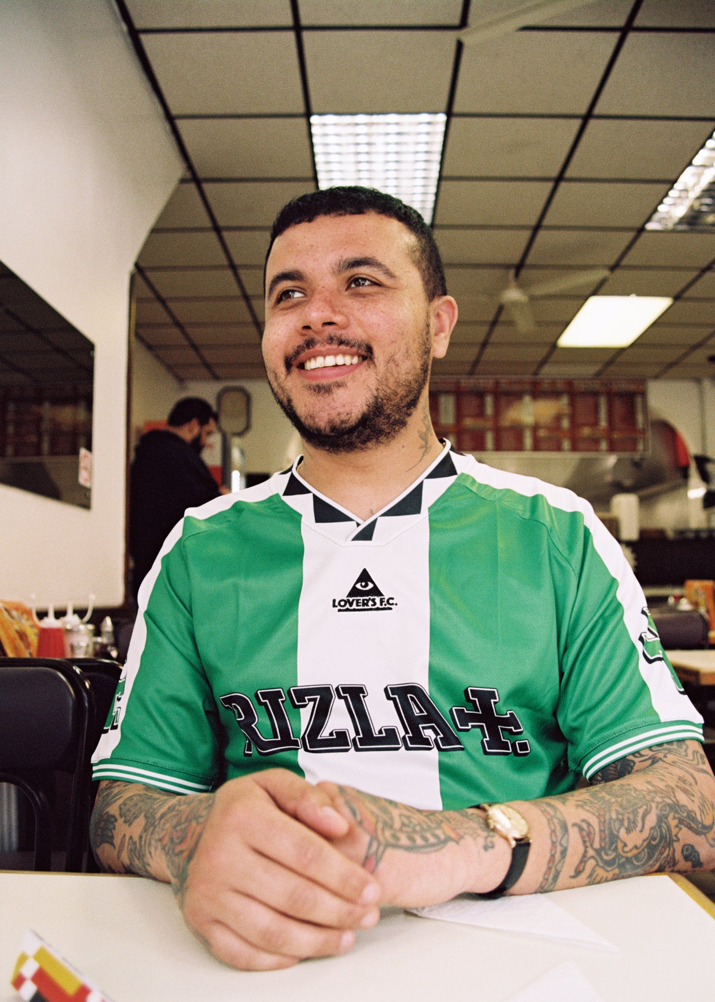 Lover's F.C x Rizla - The Green Band Jersey