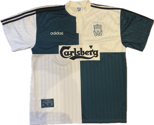 1995-1996 Vintage Liverpool Away Shirt XL
