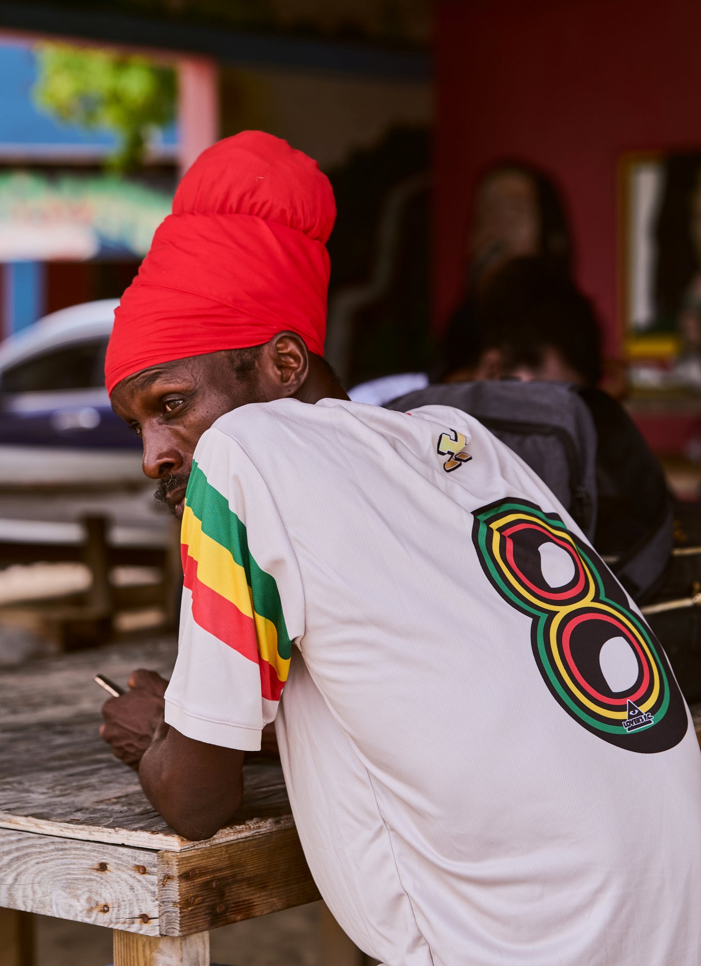 A Lover's F.C x Rizla - The Jamaica Jersey (Tan)