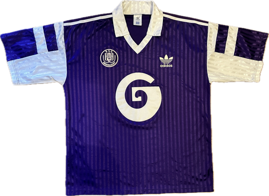 Anderlecht Vintage 89/90 Home Football Shirt XL