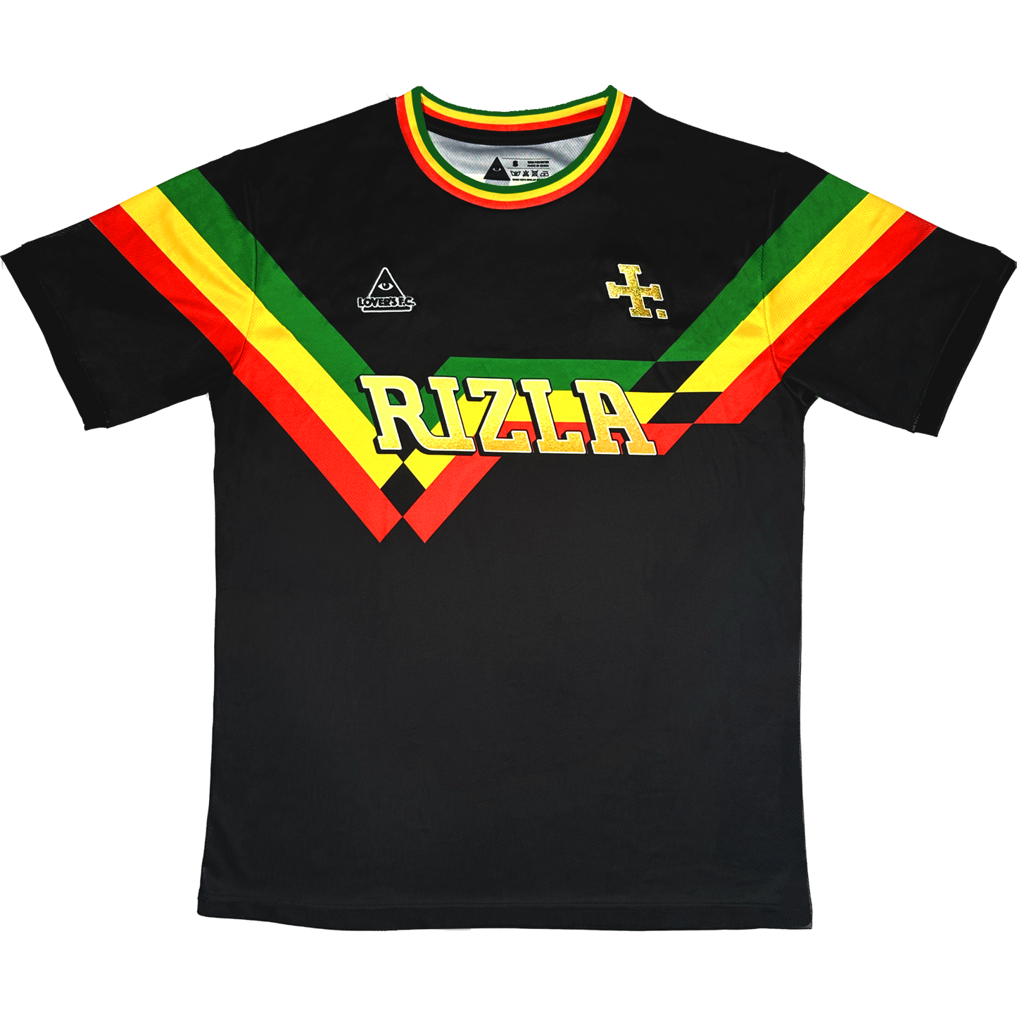 A Lover's F.C x Rizla - The Jamaica Jersey (Black)