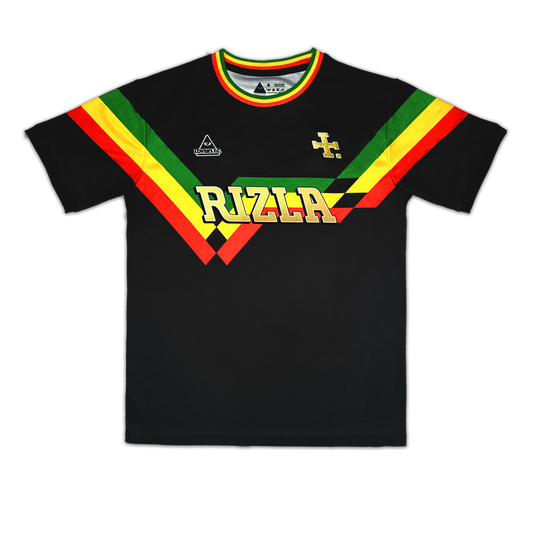 Lover's F.C x Rizla - The Jamaica Jersey (Black)