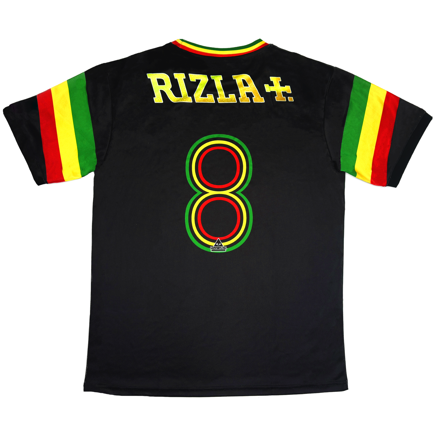 A Lover's F.C x Rizla - The Jamaica Jersey (Black)