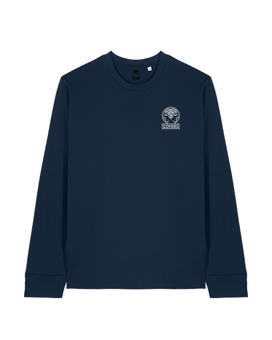 Lover's F.C Janus Logo Long Sleeve Tee Navy