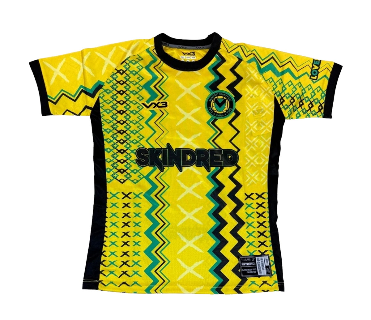Lover's F.C x Newport County & SKINDRED Keeper's Shirt