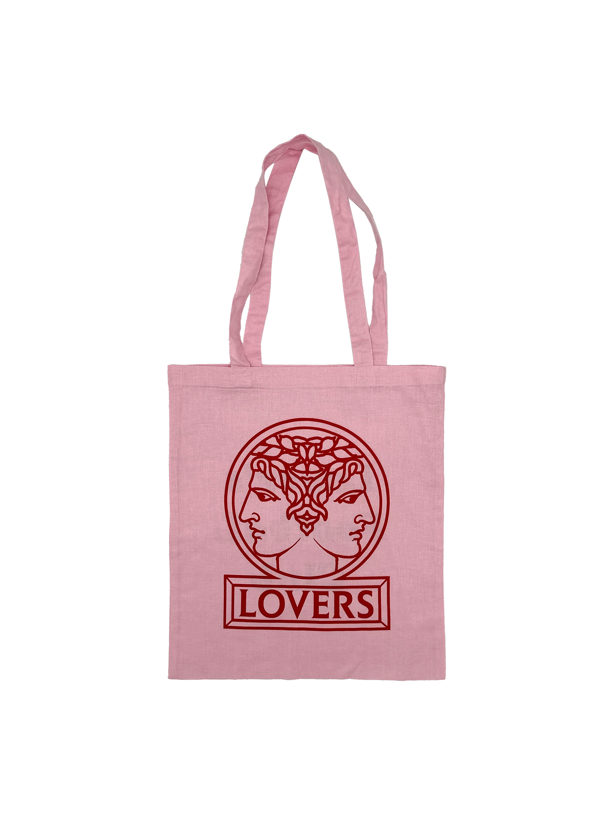 Lover's F.C Janus Logo Tote Bag Pink