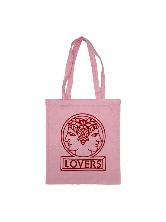 Lover's F.C Janus Logo Tote Bag Pink