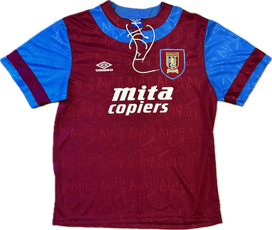 Aston Villa Vintage 1992/93 Home Shirt - Large